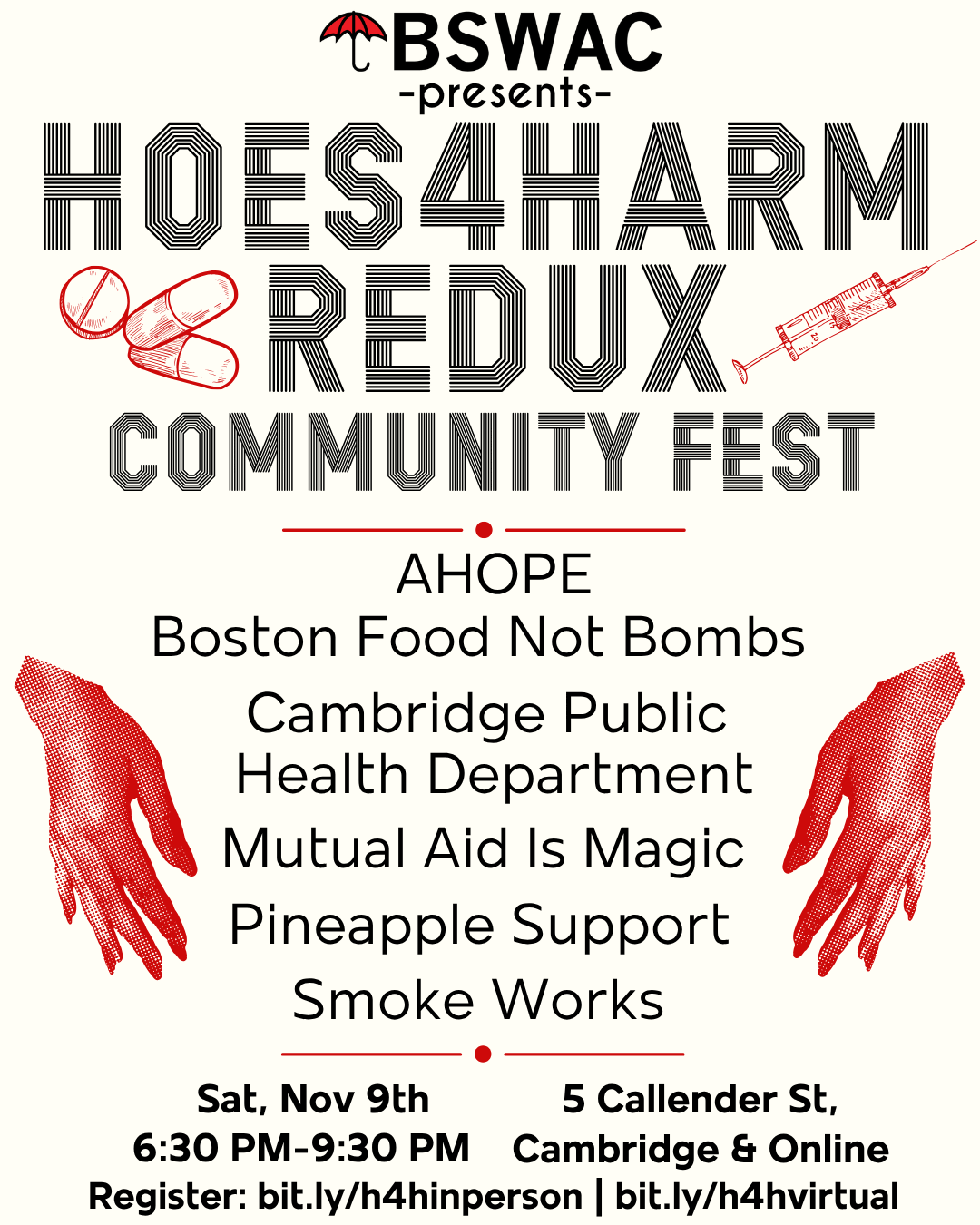 Hoes 4 Harm Redux Event! Nov 9
